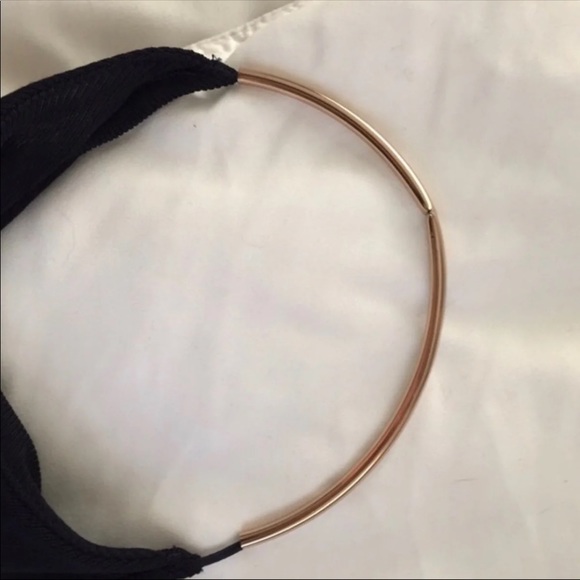 Zara Open Back Gold Bar Halter-neck Top - Picture 8 of 8